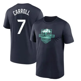 Joe Mantiply Name and Number Banner Wave T-Shirt - Navy